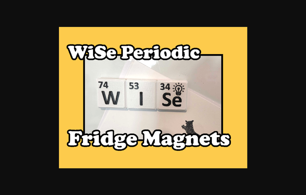 wise periodic fridge magnet by iqless download free stl model printablescom 3d models household home decor fridgemagnet periodictableofelements 3d print model - Mito3D