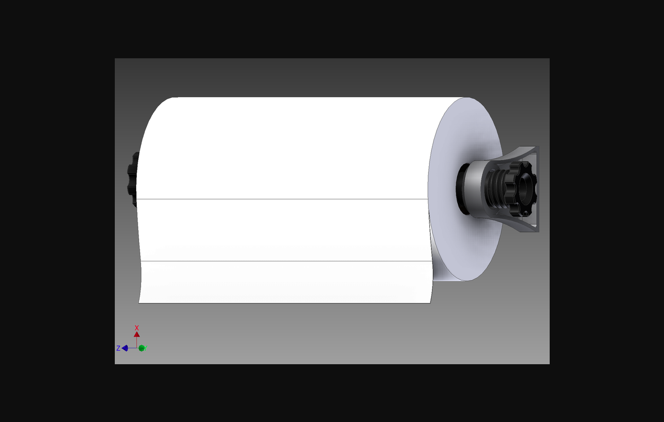 papel toalha prateleira by faça baixar livre stl modelo printables 3d modelos casa cozinha oficina bancada 3D print model - Mito3D