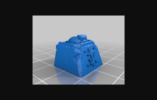 condamné keycap by heribertohobby télécharger libre stl modèle imprimables com 3d modèles gadgets condamner cerise chose universelle 3d print model - Mito3D