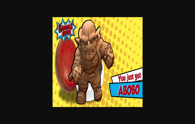 chibi abobo by heribertohobby scarica gratuito stl modello printables com 3d modelli giocattoli giochi all'aperto capo carina thingiverse attaccabrighe 3d print model - Mito3D