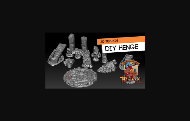 diy henge trousse by heribertohobby télécharger libre stl modèle imprimables com 3d modèles jouets jeux extérieur miniature wargaming celtique chose universelle givre 3d print model - Mito3D