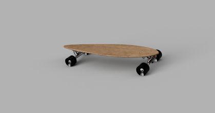 longboard losicek mecom download free stl model printablescom 3d models sports & outdoor longboarding skateboard sport 3d print model - Mito3D