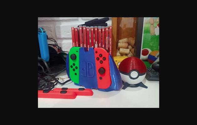 nintendo interruttore presa by piotrago scarica gratuito stl modello printables com 3d modelli gadget video giochi giochi console 3d print model - Mito3D