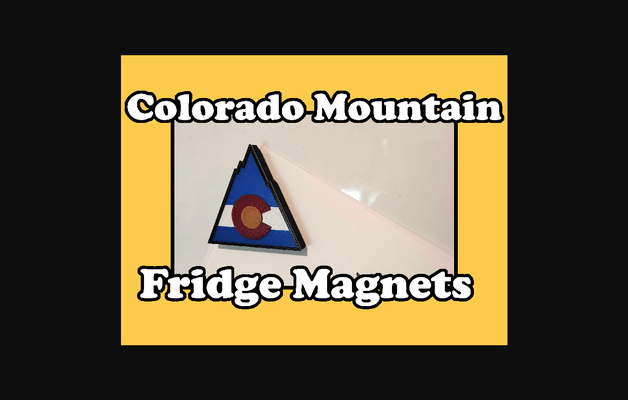 colorado rocky mountain fridge magnet by iqless download free stl model printablescom 3d models household home decor fridgemagnet 3d print model - Mito3D