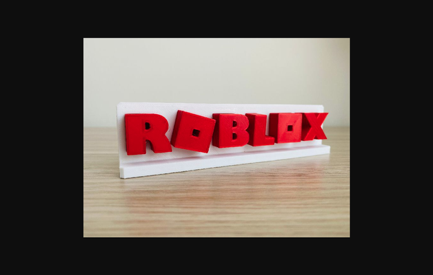 roblox logo by btr3d download frei stl modell druckbares 3d modelle haushalt zuhause haus dekor robloxlogo 3d print model - Mito3D