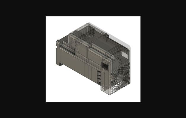 ihsv86-30-66-72 - e-motor cover splash guard intake fan axis 1 v2 by hochkant download free stl model printablescom 3d models hobby & makers electronics 3d print model - Mito3D