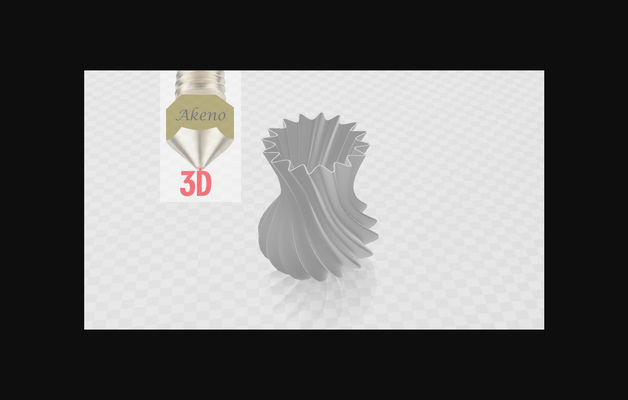 moderno contorto vaso fioriera by akeno scarica gratuito stl modello printables com 3d modelli domestico casa arredamento torcere 3d print model - Mito3D