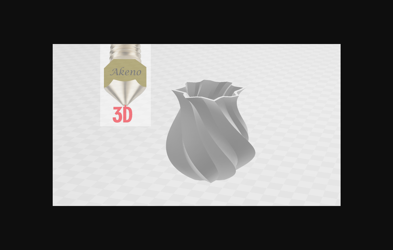 pretty vase by akeno download free stl model printablescom 3d models household kitchen 3D print model - Mito3D