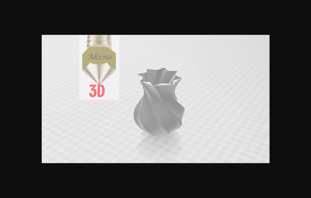 pretty vase by akeno download free stl model printablescom 3d models household home decor 3d print model - Mito3D