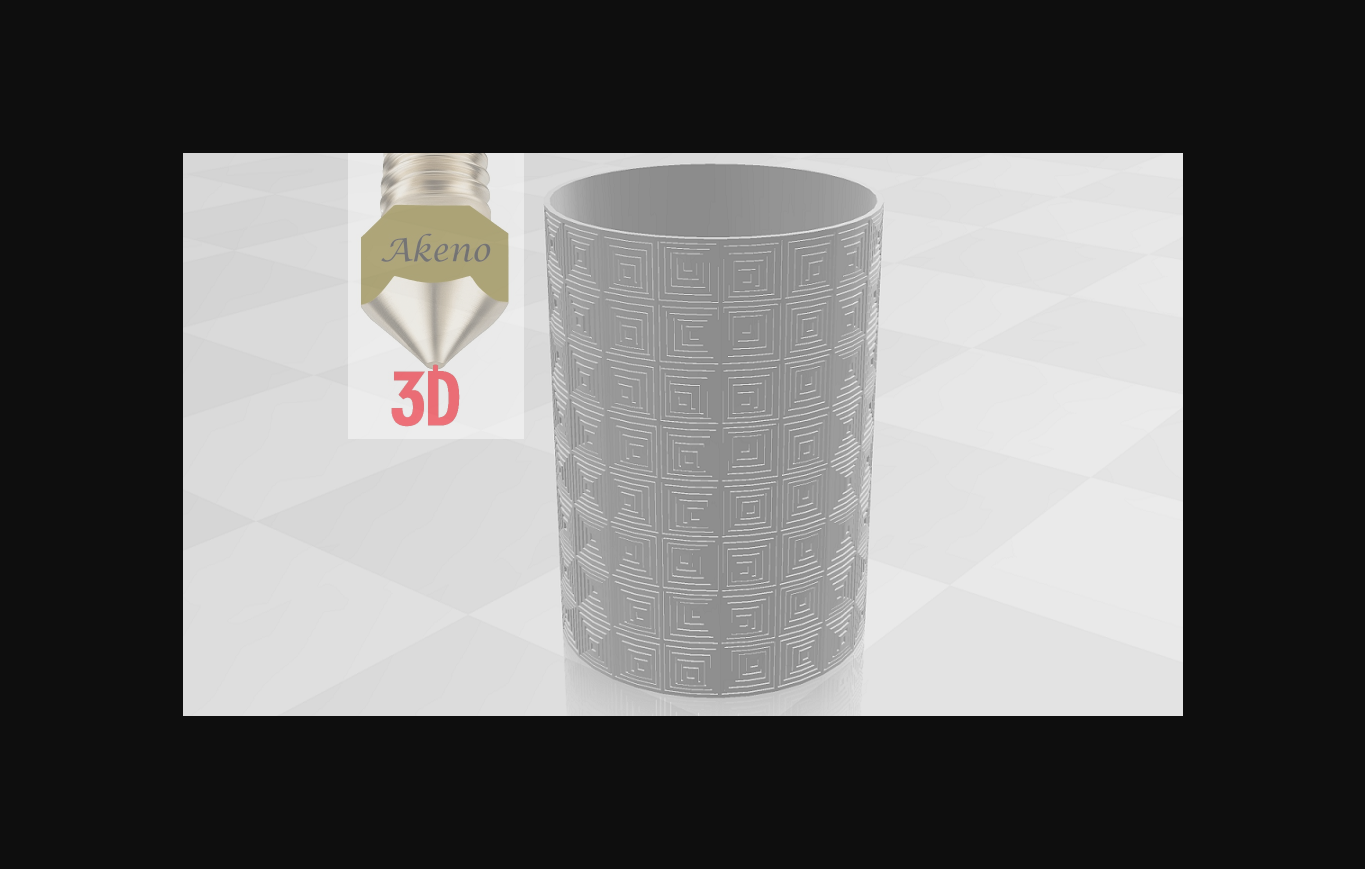 vase by akeno download free stl model printablescom 3d models household kitchen 3D print model - Mito3D