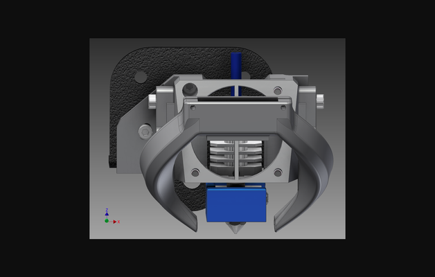 ender 3 raffreddamento condotto by fallo scarica gratuito stl modello printables com 3d modelli stampanti creality parti aggiornamenti sfogo ender3 crealityender3 canale 3d print model - Mito3D