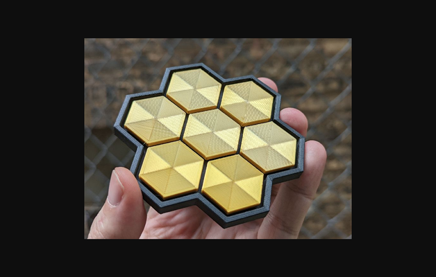 james webb space telescope jwst drink coaster by kriswillcode download free stl model printablescom 3d models household home decor drinkcoasters jwstmirror 3d print model - Mito3D