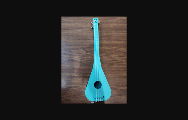 triotune - 3 string ukulele-like instrument version by grhmhome download free stl model printablescom 3d models hobby & makers music modular guitar customizable ukulele 3d print model - Mito3D