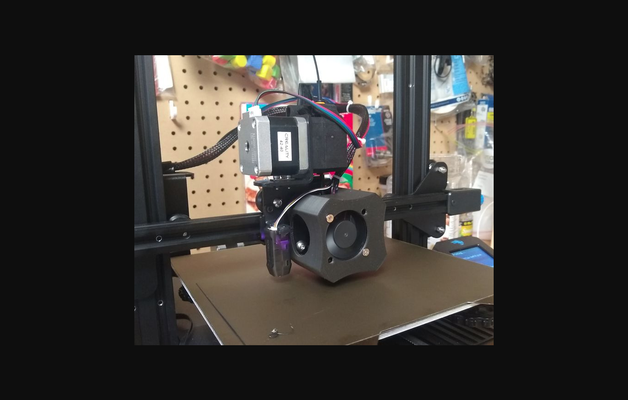 ender 3v2 noctua 4020 fan montare modificato by jblakey scarica gratuito stl modello printables com 3d modelli stampanti creality parti aggiornamenti crealityender3v2 3d print model - Mito3D