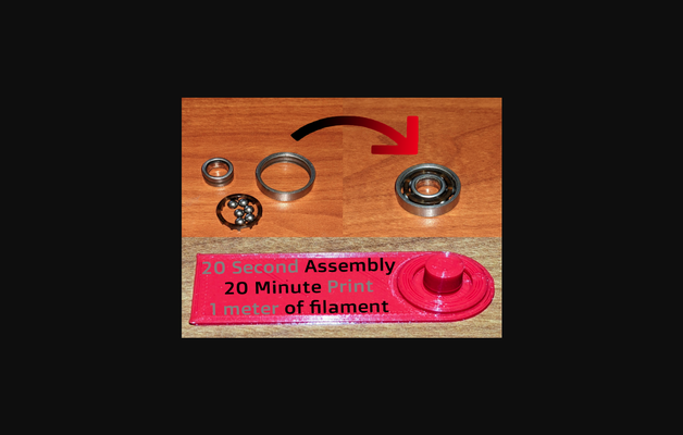 ball bearing disassembly assembly tool by pcdc download free stl model printablescom 3d models hobby & makers tools fastprint ballbearing 3d print model - Mito3D