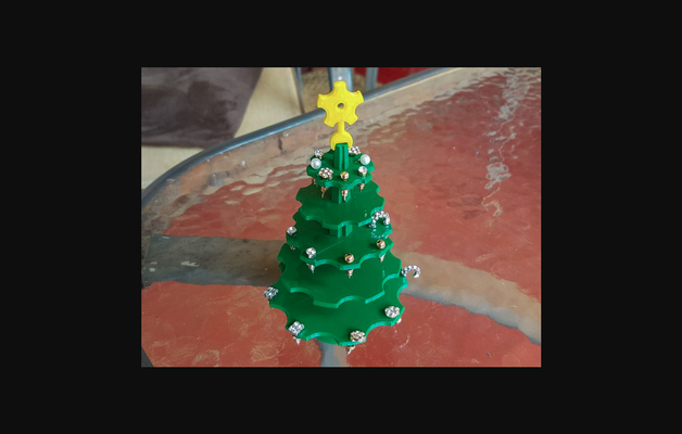 christmas tree earring holder by nigel johnson download free stl model printablescom 3d models fashion women earrings star 3d print model - Mito3D