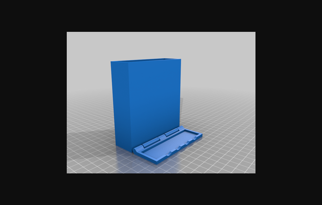 pintar cepillos caja by clemcoste descargar gratis stl modelo imprimibles com 3d modelos pasatiempo hacedores ideas soporte pintura thingiverse 3d print model - Mito3D