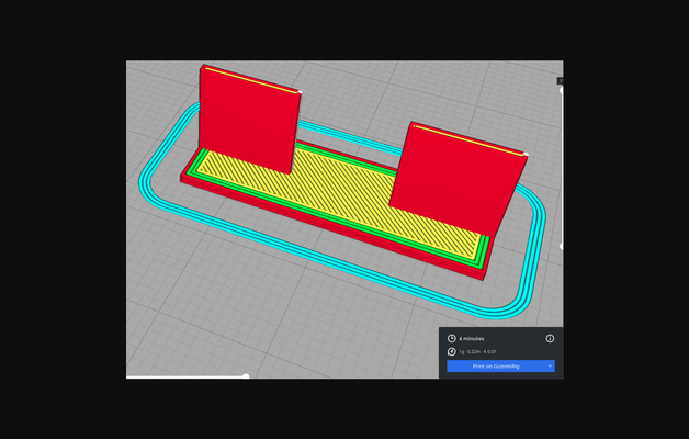 micro incordatura test by djgummikuh scarica gratuito stl modello printables com 3d modelli stampanti openscad 3dprintertest stringingtest retractiontest 3d print model - Mito3D