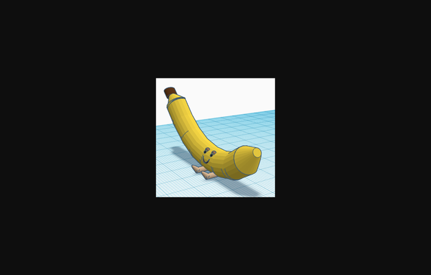 banane by tom dek download frei stl modell druckbares 3d modelle drucker teile upgrades 3d print model - Mito3D