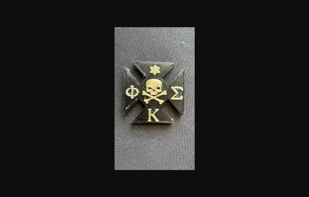 phi kappa sigma maltese attraversare by rapinare garcia scarica gratuito stl modello printables com 3d modelli arte design 2d piatti loghi 3d print model - Mito3D