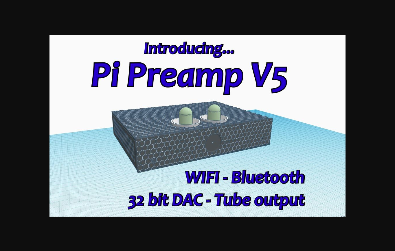 pi pré amplificador v5 by madp 3d baixar livre stl modelo printables modelos aparelhos audio música framboesa raspberry pi flâmula 3D print model - Mito3D