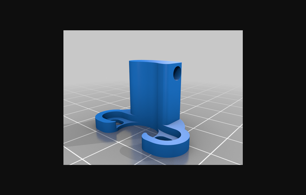 ender 3 pro filament guide w stock extruder bearing perpendicular by captainmisclick download free stl model printablescom 3d models printers creality parts & upgrades filamentguide ender3 thingiverse ender3pro 3d print model - Mito3D