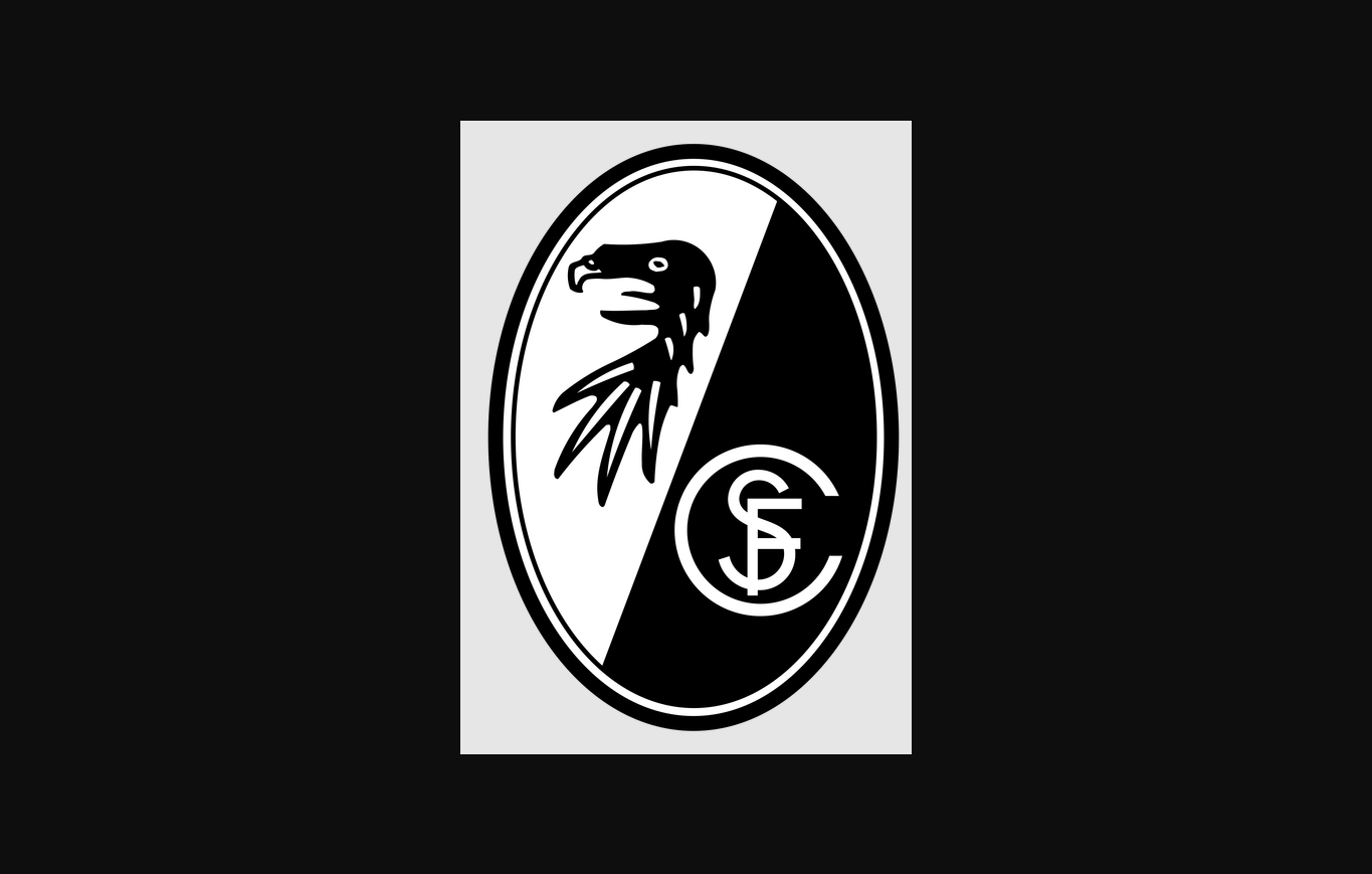 sc freiburg logo by dio download frei stl modell druckbares 3d modelle kunst design 2d platten logos fußball bundesliga scf 3D print model - Mito3D