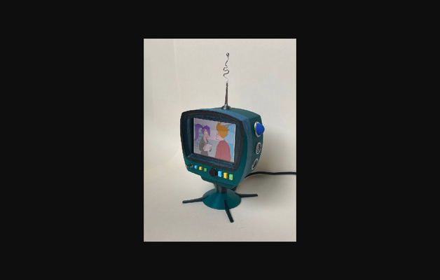 futurama who fragen maschine mini tv by weltraumspaziergang download frei stl modell druckbares 3d modelle hobby macher elektronik 3d print model - Mito3D