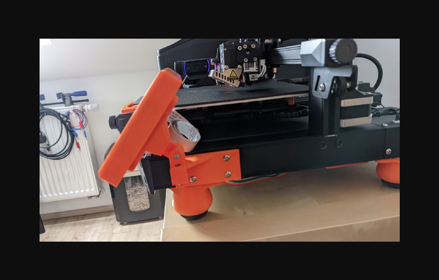 bigtreetech pitft50 titolare supporto ender 3 s1 by danielvolz scarica gratuito stl modello printables com 3d modelli stampanti creality parti aggiornamenti schermo montare ender3 3d print model - Mito3D