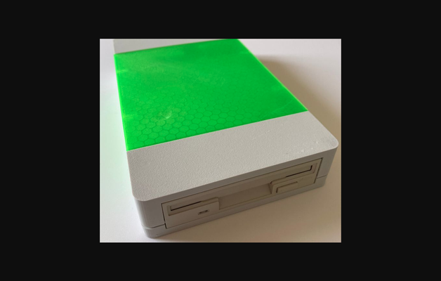 case greaseweazle v4 35 floppy drive by hadessuk download free stl model printablescom 3d models gadgets computers enclosure 3d print model - Mito3D