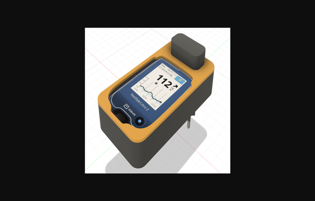 freestyle libre ladestation prise mise charge gare puissance sortie by néo crème télécharger stl modèle imprimables com 3d modèles gadgets chose universelle diabète diabétique abbott testeur diabète 3d print model - Mito3D