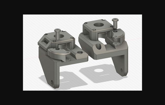 overkill series x y motor mounts tronxy x5sa pro by fenrise download free stl model printablescom 3d models printers printer parts & upgrades mount bracket belttensioner 3d print model - Mito3D