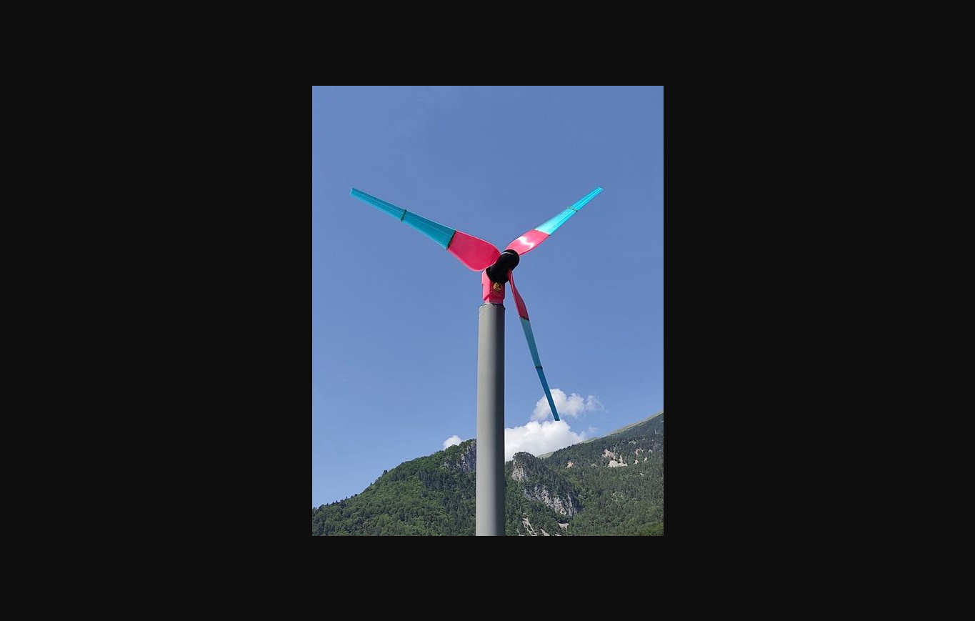 wind turbine völlig 3d gedruckt einfach to by boo strahl download frei stl modell druckbares modelle haushalt draussen garten vertikalwindturbine hawt horizintalwindturbine 3D print model - Mito3D