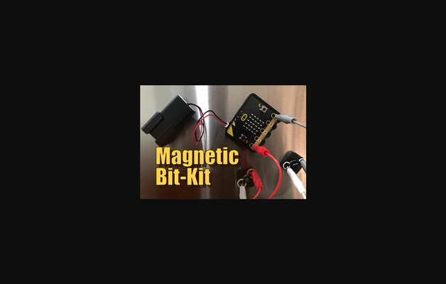 magnétique bit kit by point3333 télécharger libre stl modèle imprimables com 3d modèles loisir fabricants électronique paramétrique openscad microbit bbc micro bit 3d print model - Mito3D