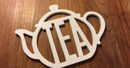 coaster tea johncoffee download free stl model printablescom 3d models household kitchen 3d print model - Mito3D