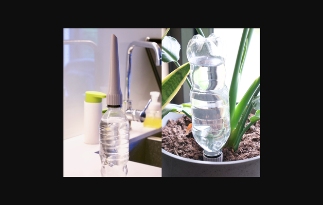 mascota botella self watering adjunto archivo reciclado by btiempo descargar gratis stl modelo imprimibles com 3d modelos casa aire libre jardín reciclar regando hogar 3d print model - Mito3D