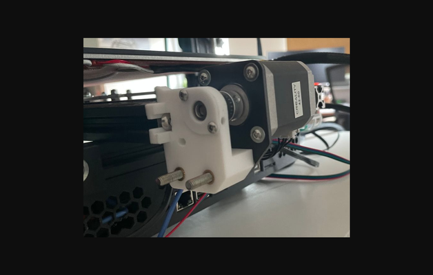 2040 y axis stepper mount ender extender ender3 v12 by laurens download free stl model printablescom 3d models printers creality parts & upgrades 2040extrusion enderextender 3d print model - Mito3D