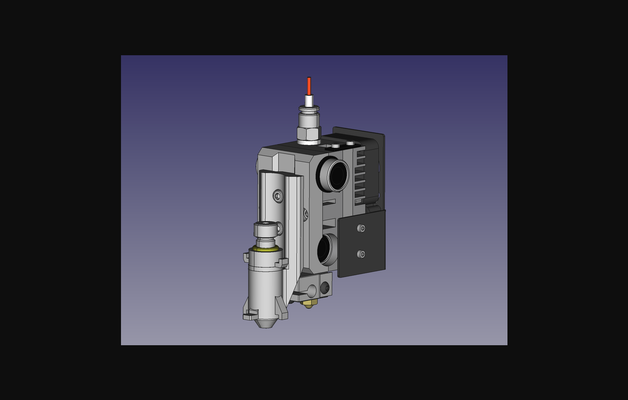 jgaurora a5 e3d traîne couteau monter vinyle coupeur by andy télécharger libre stl modèle imprimables com 3d modèles imprimantes imprimante pièces mises niveau faire glisser support traînée jgauroraa5 3d print model - Mito3D