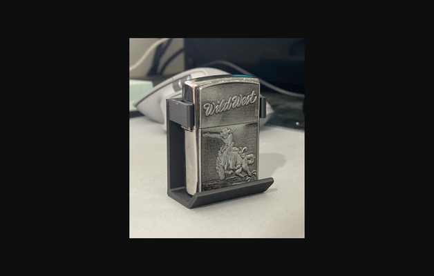 verbergenzippo by micr0wave3 download frei stl modell druckbares 3d modelle mode zubehör halfter zippo zippocase 3d print model - Mito3D