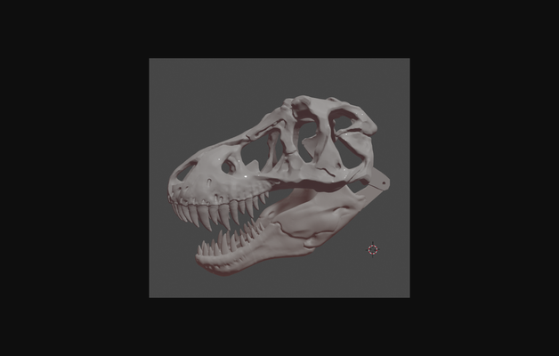 t-rex skull mask moving jaw by dragonartist15 download free stl model printablescom 3d models world & scans people costume cosplay dinosaur trex 3d print model - Mito3D