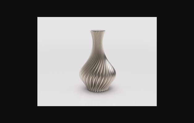 spirale vase by tobse télécharger libre stl modèle imprimables com 3d modèles art conception sculptures décoration vasemode fleurs créo 3d print model - Mito3D