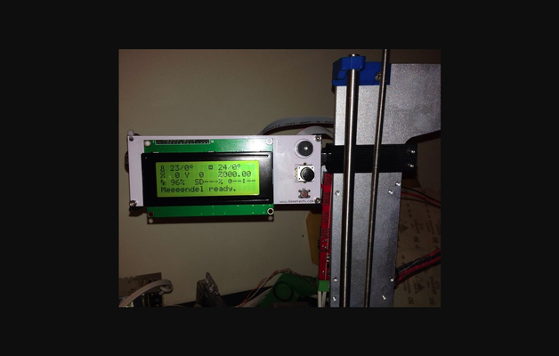 prusa i3 horizontal lcd montaje soporte bar on of by hugo descargar gratis stl modelo imprimibles com 3d modelos impresoras accesorios thingiverse 3d print model - Mito3D