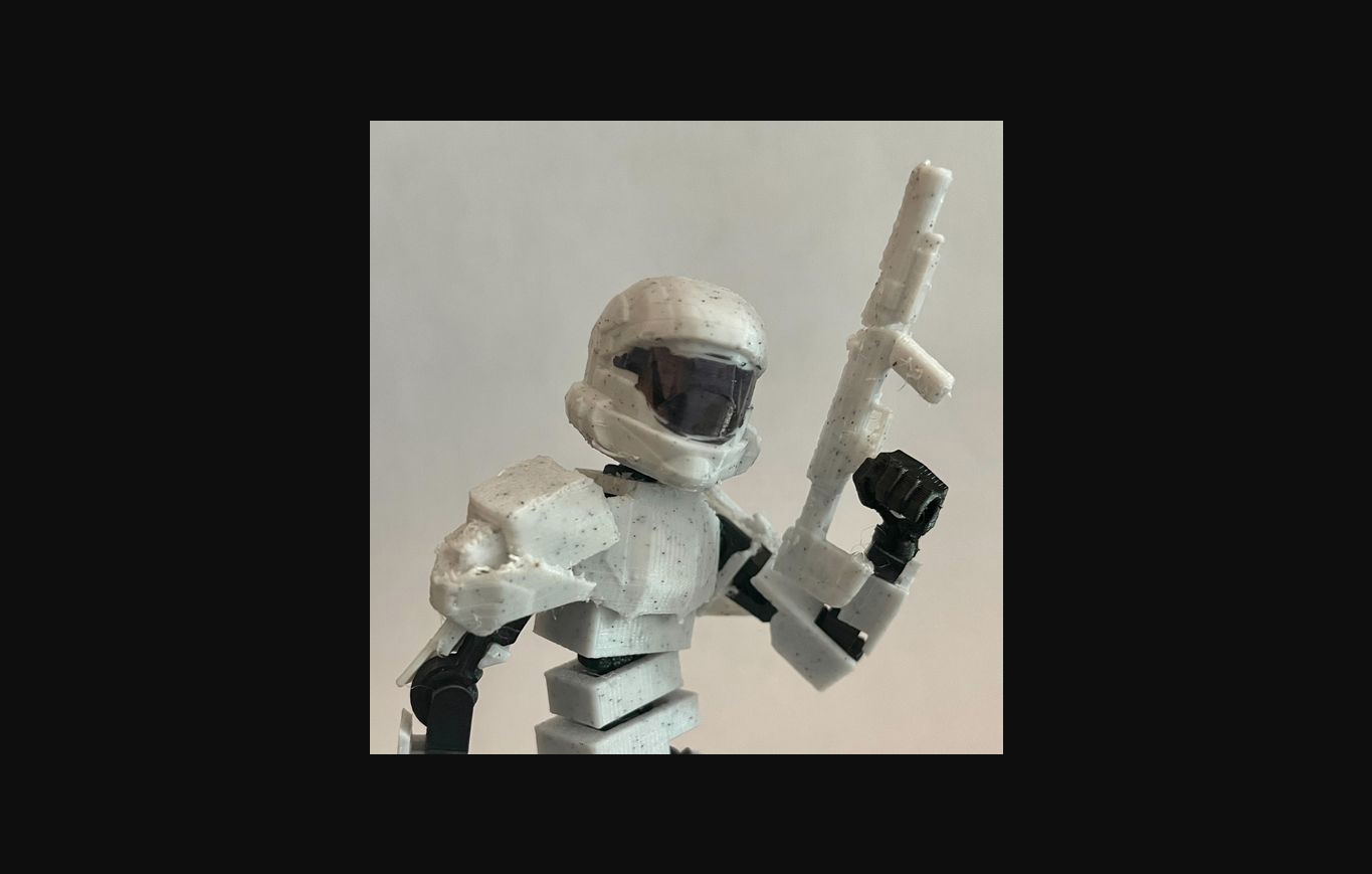 suerte odst by pingüino canadiense descargar gratis stl modelo imprimibles com 3d modelos juguetes juegos acción cifras estatuas aureola unsc lucky13 3D print model - Mito3D