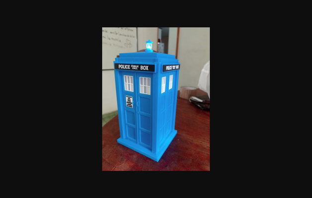 modulaire tardis by alfrenovsky télécharger libre stl modèle imprimables com 3d modèles art conception dessins docteur who support dr 3d print model - Mito3D