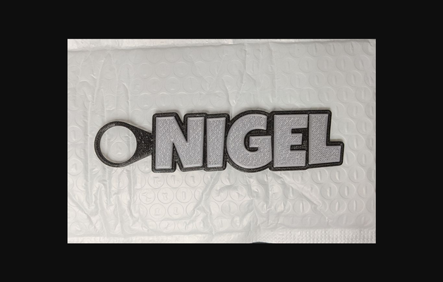 bag tag - key by nigel johnson download free stl model printablescom 3d models fashion accessories nametag keytag bagtag 3d print model - Mito3D