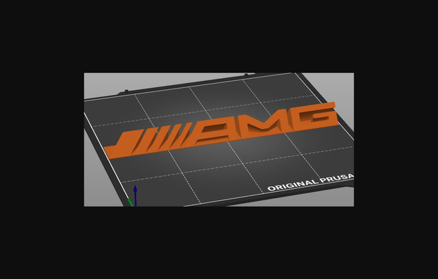 amg logo 15 1 32 carrerabahn by bosal download frei stl modell druckbares 3d modelle hobby macher rc robotik logo slotcar slotcar132 rennbahn 3d print model - Mito3D