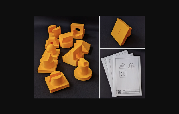 technique dessins 3d printed formes by mw télécharger libre stl modèle imprimables com modèles apprentissage haptique éducation éducatif école enseignement université 3 3d print model - Mito3D