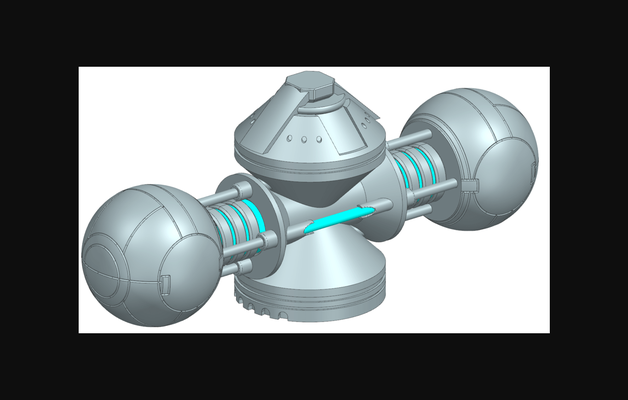 stargate naquadah generator naquada reactor by jonás descargar gratis stl modelo imprimibles com 3d modelos disfraces accesorios thingiverse 3d print model - Mito3D