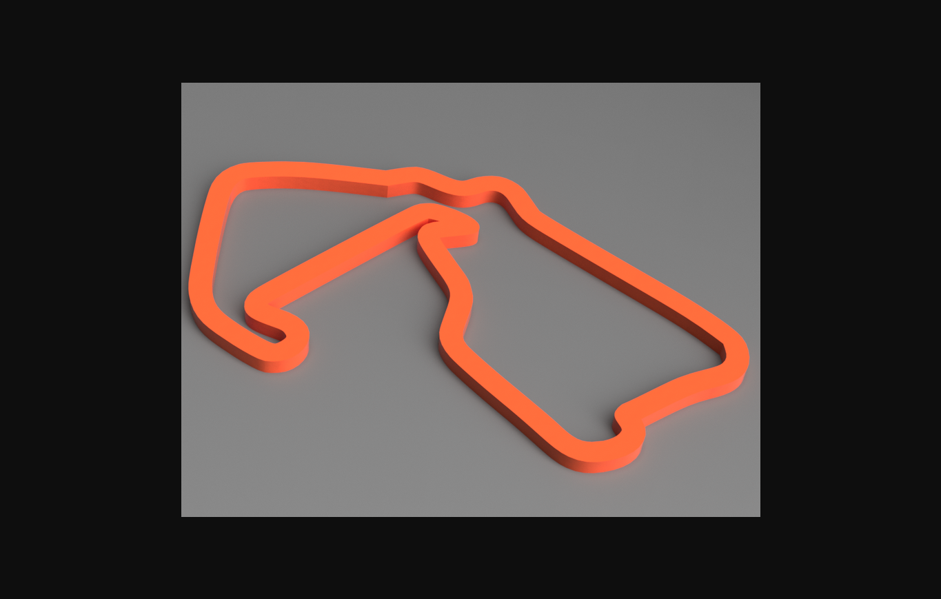 silverstone carrera pista llavero f1 by jo2801 descargar gratis stl modelo imprimibles com 3d modelos arte diseño 2d platos logos etiqueta anillo cadena engañar 3D print model - Mito3D