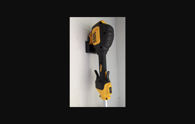 mauer montieren dewalt zeichenfolge trimmer by ma download frei stl modell druckbares 3d modelle haushalt draussen garten unkrautfresser unkrautvernichter 3d print model - Mito3D